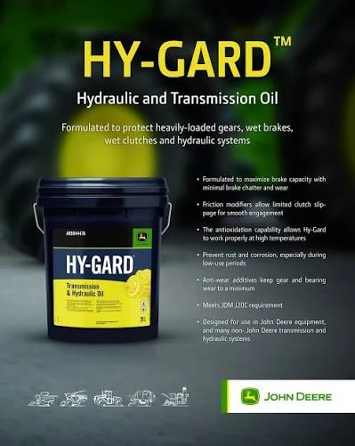 John Deere Hy-Gard, vaj hidraulik dhe transmisioni